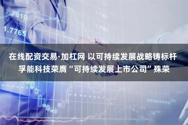 在线配资交易·加杠网 以可持续发展战略铸标杆 孚能科技荣膺“可持续发展上市公司”殊荣